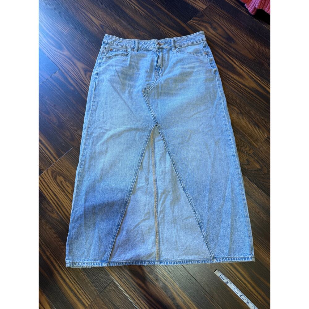 American Eagle Low Rise Maxi Denim Skirt Size 10